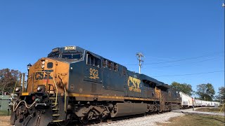 CSX L79922 by Greer SC With GEVO Greatness on the Jointed Rails [upl. by Kala]