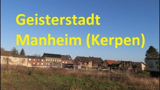 Geisterstadt  Lost Place Manheim Stadt Kerpen Januar 2020 [upl. by Iilek157]