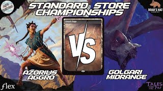 Golgari Midrange VS Azorius Aggro Standard Store Championships [upl. by Basia]