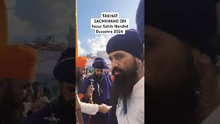 Jathedar ji TAKHAT SACHKHAND SRI hazur Sahib Nanded Dussehra 2024 gatka hazuriragishridarbarsahib [upl. by Anitsyrhc]