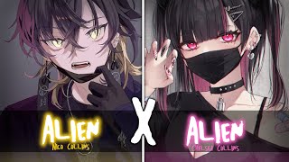 Nightcore  SPED UP ↬ Alien [upl. by Enilorac]