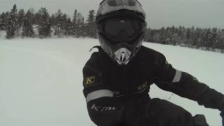 540 Modified Snowmobile Skidoo Elan in Motion  DRIFT HD170 Helmet Camera [upl. by Julienne321]