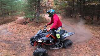 Polaris Scrambler 850 high output huge air [upl. by Ainekahs160]