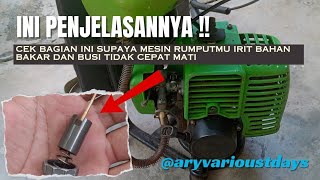 INI PENJELASANNYA‼️Cara seting jarum karburator pada mesin rumput [upl. by Notluf]