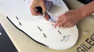 How To Repair a SoftopCP Surfboard [upl. by Eigger]