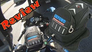 Oxford X2 Mini Magnetic Tank Bag Review [upl. by Seedman112]