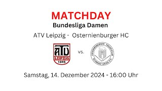 1 Bundesliga Damen Halle 2425  ATV Leipzig – Osternienburger HC [upl. by Anahpets]