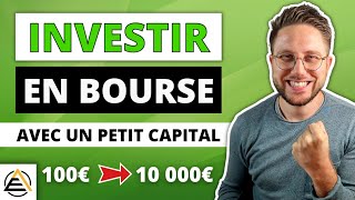 Comment INVESTIR en BOURSE avec un PETIT CAPITAL  50€mois [upl. by Yur364]