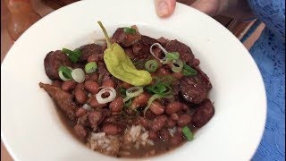 Louisiana Style Red Beans and Rice [upl. by Ahtamat]