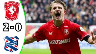 FC Twente vs SC Heerenveen 20 Highlights  Eredivisie 2024 eFootball [upl. by Adair]