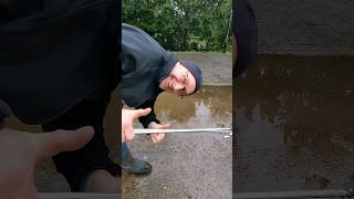 S0382 Unclogging a storm drain after rain in Germany shorts [upl. by Kcerred976]