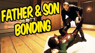 Father amp Son Bonding  Friday the 13th Funny Moments [upl. by Namaj]