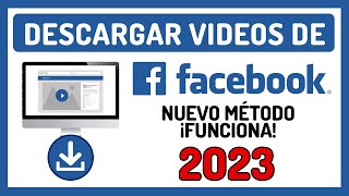 COMO DESCARGAR HISTORIAS DE FACEBOOK 2023 ✔️  DESDE PC EN HD [upl. by Nnadroj]