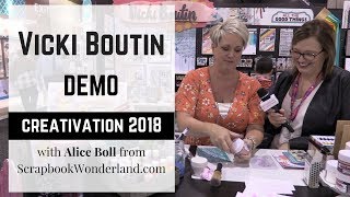 Vicki Boutin DEMO Creativation 2018 [upl. by Lietman]