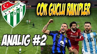 BURSASPOR AVRUPA LİGİNE KATILIYOR  PES 2013 ANALİG 2 [upl. by Nedah]