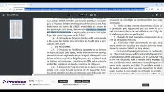 EDITAL nº 52024 – DTA Programa de Residência da Faculdade de Medicina Veterinária UNESP Araçatuba [upl. by Conant]