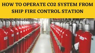 HOW DO THEY DO HOW TO OPERATE CO2 FIRE FIGHTING SYSTEM FROM FIRE CONTROL STATION ONBOARD SHIPS [upl. by Hammock]