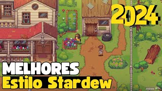 10 MELHORES jogos estilo STARDEW para 2024 e 2025 [upl. by Thetes144]