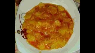 Patatas con caldilloCocina sencilla [upl. by Aillimac]