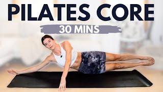 30Min Pilates Core Workout  No Props Needed AtHome Pilates Workout [upl. by Dayle]