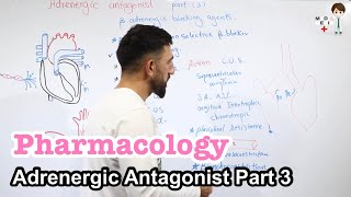 Adrenergic Antagonist Part 3 Pharmacology 23 [upl. by Alyek]