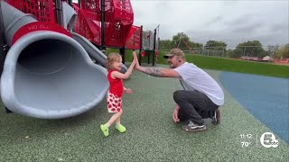 Wadsworth opens new playground following demolition of popular wooden masterpiece [upl. by Uht148]