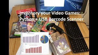 Cataloging your Video Game Collection w USB Barcode Scanner  Raspberry Pi [upl. by Iznyl]