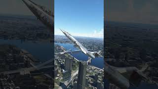 F104 Starfighter Amazing Hialpha over New York City in MSFS [upl. by Novia384]