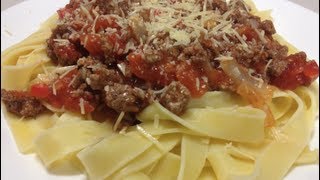 SPAGHETTI BOLOGNESE  Low Fat Recipe [upl. by Aredna976]