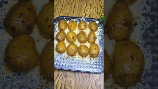 Parmesan crusted potatoes  Potato recipes  Potato Snacks 🥔 trending viralshorts shorts [upl. by Attoynek]