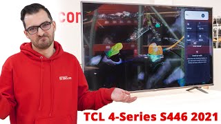 TCL 4Series S446 2021 TV Review  Just a basic 4K TV [upl. by Nahor]