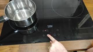 How to UNLOCK  LOCK the child lock on a Electrolux induction hob [upl. by Brunn]