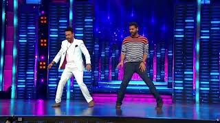 Dharmesh Dance with Prabhu Deva Best Dance parfamance [upl. by Nilcaj]