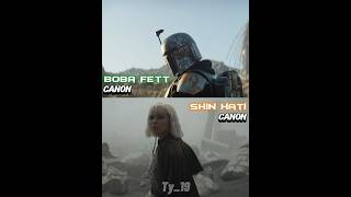 Boba Fett Vs Shin Hatistarwars shorts [upl. by Ayotnom]