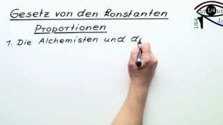 Gesetz von den konstanten Proportionen 910  Chemie  Allgemeine und anorganische Chemie [upl. by Nicko775]