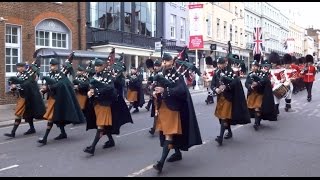 Changing the Guard at Windsor Castle  Saturday the 29th of April 2017 [upl. by Oribelle674]