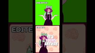 Unedited vs Edited Animation edit capcut animation meme animationmeme art originalcharacter [upl. by Orabla]