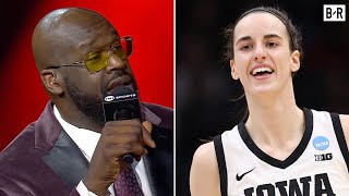 Shaq on Caitlin Clark Best female collegiate player ever  Inside the NBA [upl. by Iztim]