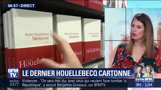 quotSérotoninequot le dernier livre de Michel Houellebecq cartonne chez les libraires [upl. by Dazhehs]