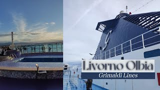 Grimaldi Lines LivornoOlbia [upl. by Novikoff]