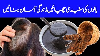 how to black hair naturally at home permanently permanent dye for grey hair grey coverage hair dye [upl. by Ruphina248]