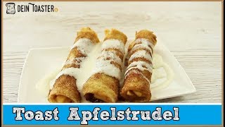 Toast Rezepte  Toast Apfelstrudel 🍎 [upl. by Natanhoj]