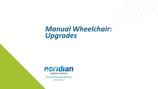 Manual Wheelchair Upgrades [upl. by Alvar]