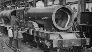 Vintage railway film  A visit to Crewe works  1913 [upl. by Andrus]