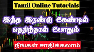 Candlestick Tricks in Tamil  candlestick pattern in tamil  Live market [upl. by Ermeena]