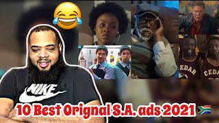 AMERICAN REACTS TO The 10 Best Original South African Ads of 2021 🇿🇦 [upl. by Eikcir483]