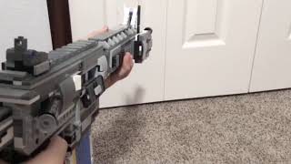 Lego SemiAuto Brickshooter Assault Rifle [upl. by Dirfliw]