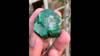 Lush Green EmeraldCrystal from Swat Pakistan [upl. by Ecnarwal]