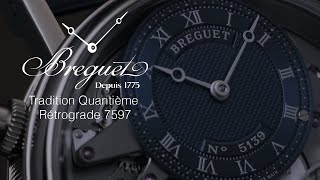 First Look at the Breguet Tradition Quantième Rétrograde 7597 [upl. by Ettennaej]