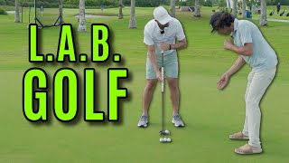 How To Use A LAB Golf Broomstick Long Putter [upl. by Adelice]